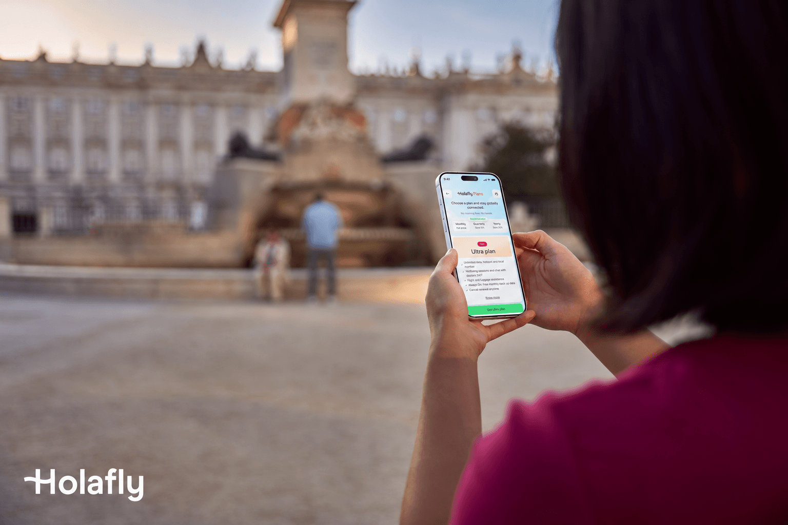 Holafly Ultra is its 'world first' all-in-one eSIM plan — giving not just unlimited data, but also global health, wellbeing, and travel support to give you peace of mind when travelling