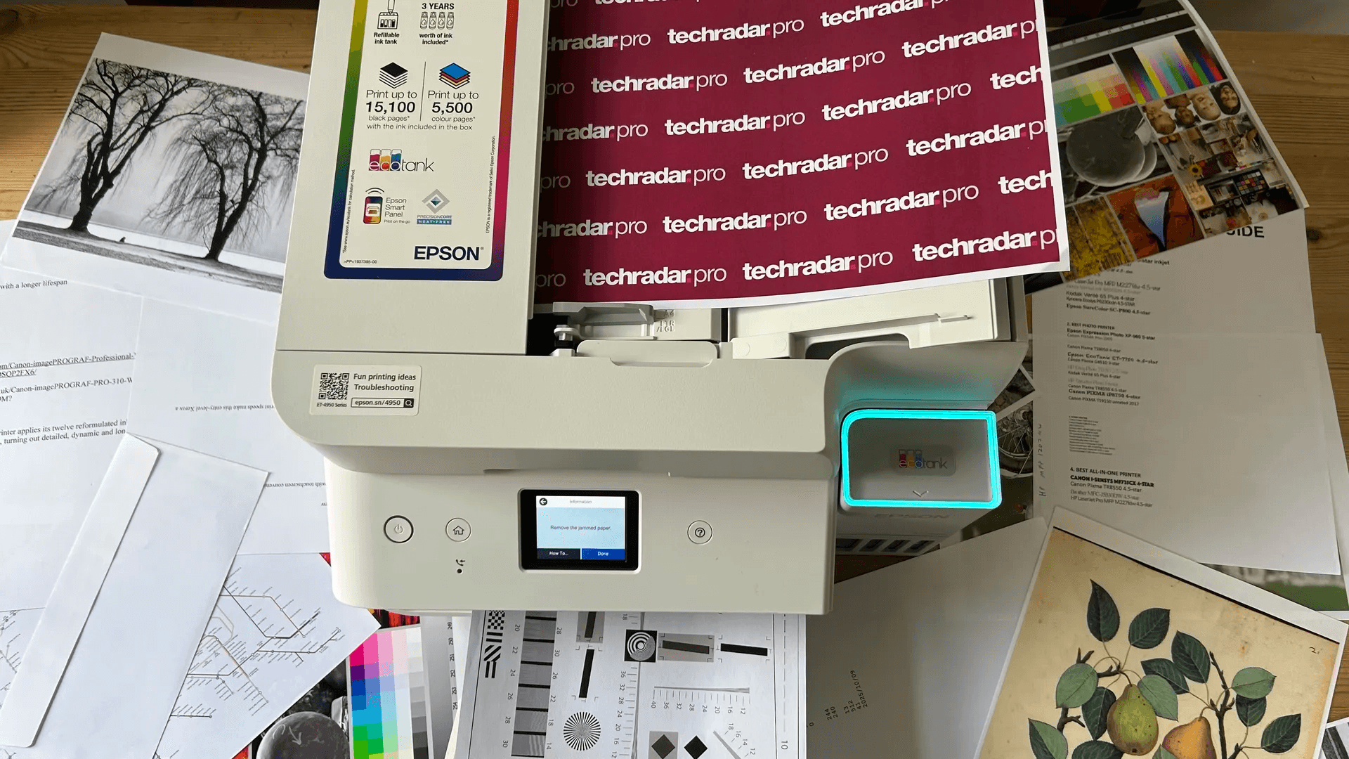 If you buy a cartridge-free printer this Prime Day, the Epson EcoTank ET-4950 for $370 is our senior printer editor's number one pick