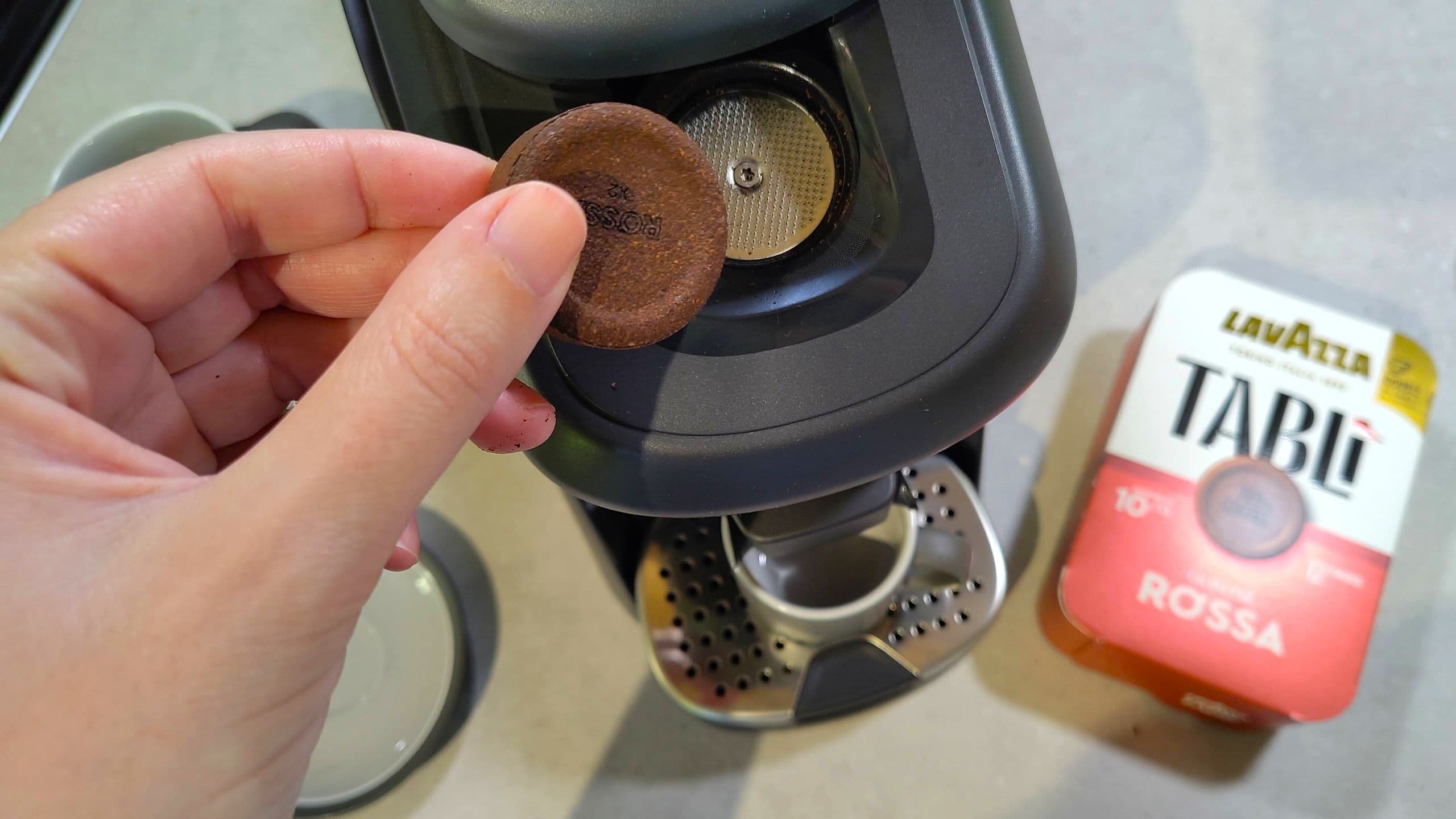 Hands-on with the Lavazza Tabli, the pod-free espresso maker that swaps wasteful capsules for compressed 100% coffee tablets — and they actually taste great