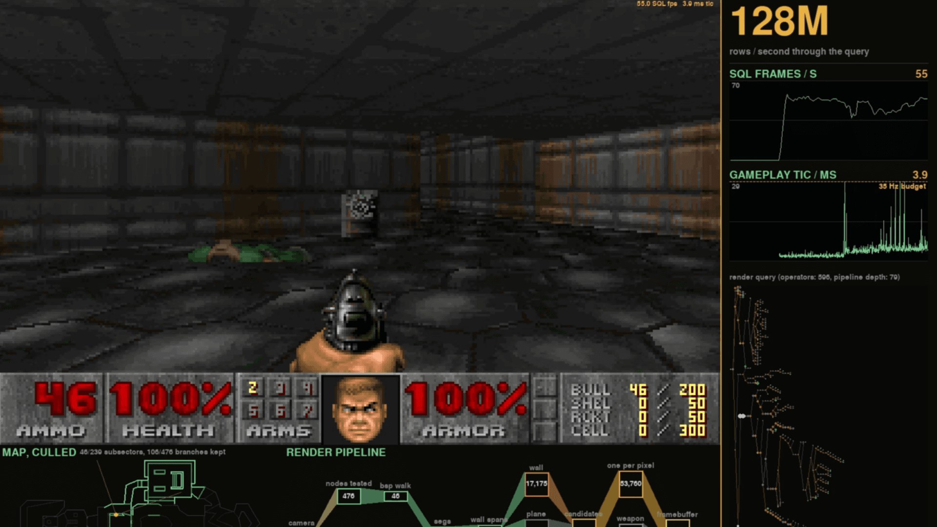Developer ports Doom to run inside a SQL database