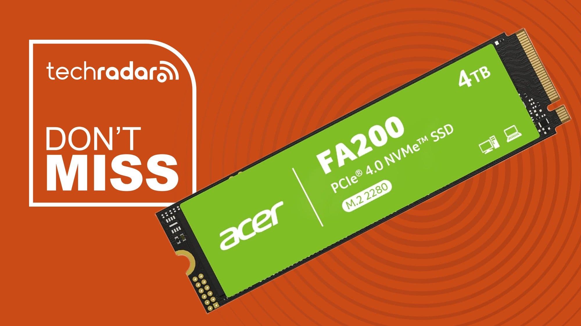 This is the cheapest 4TB SSD for Prime Day — Acer FA200 Gen4 SSD costs $480, less than $0.12 per GB, 50% less than Samsung 990 Pro