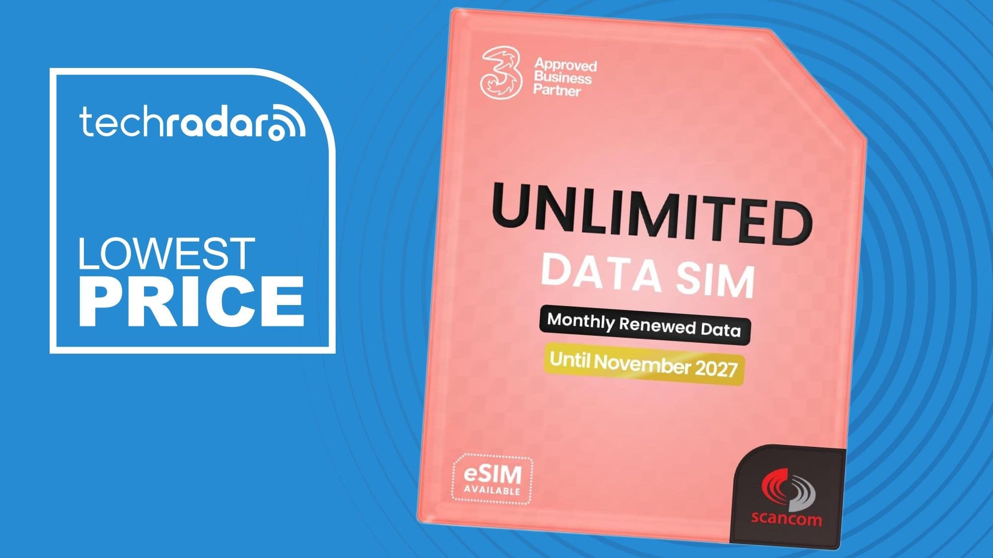 The UK has the world's cheapest unlimited data plan — at £6.66/month, Three's 5G offer is too affordable to miss