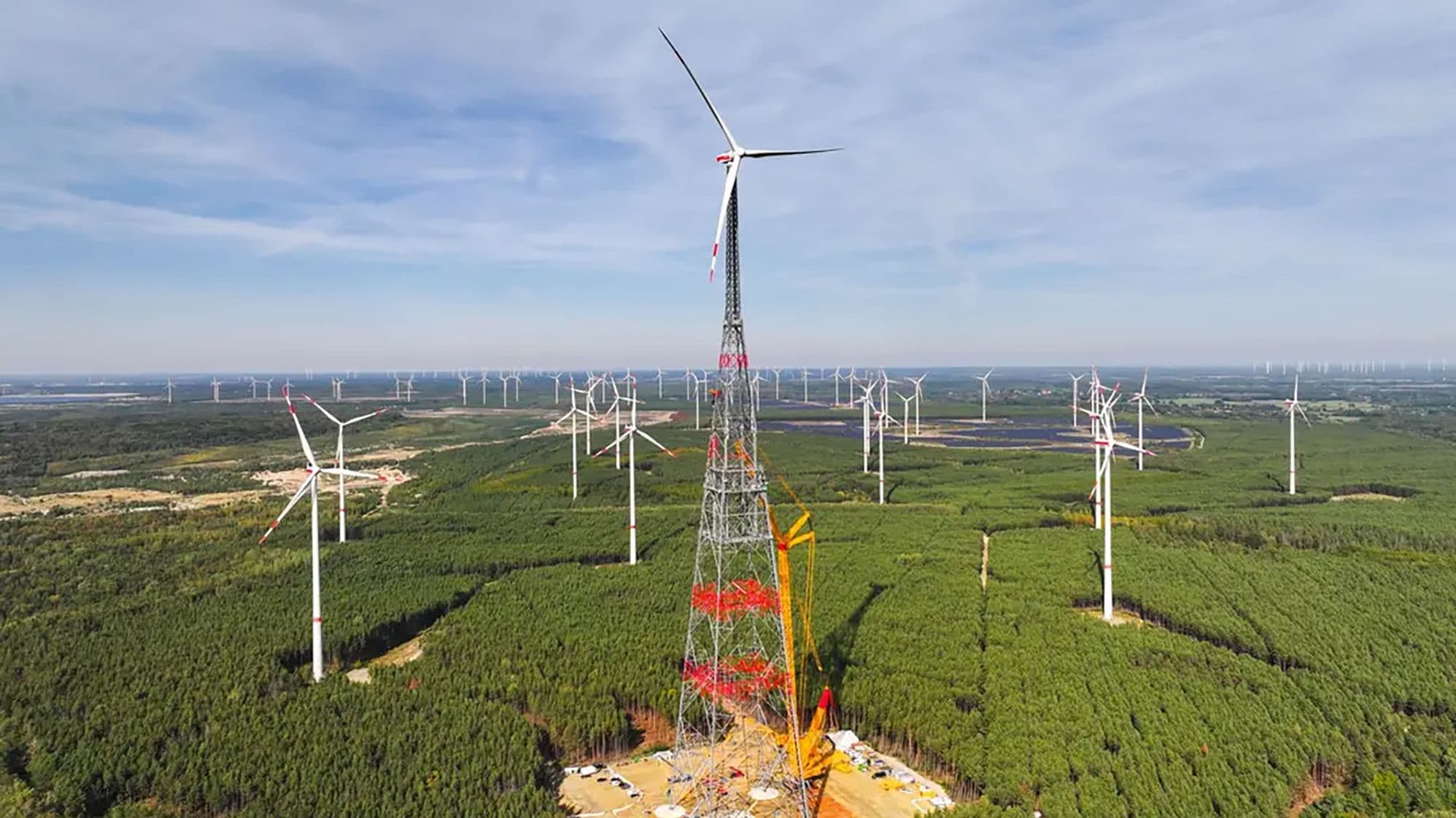 Gicon Completes World’s Tallest Wind Turbine in Germany