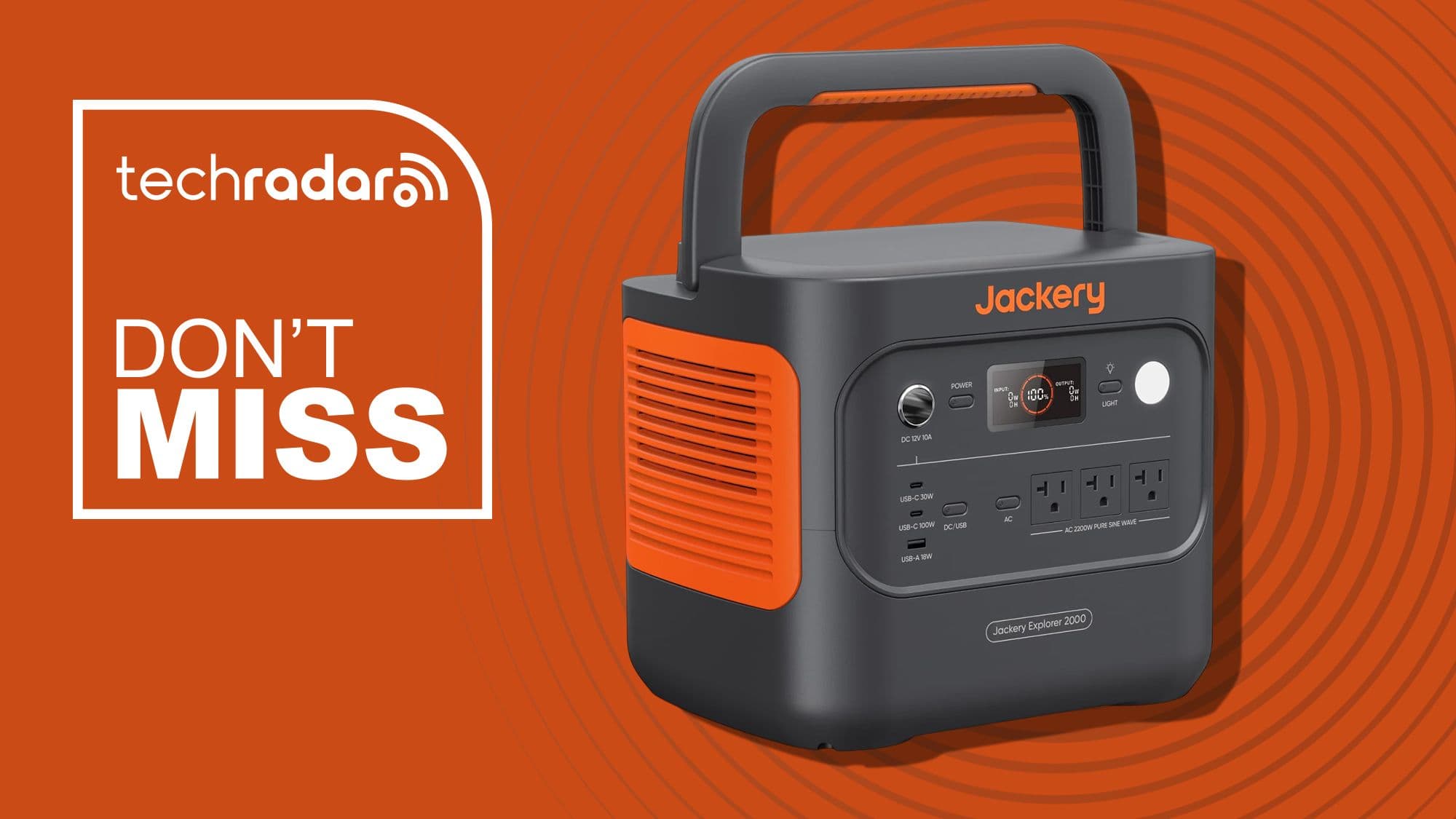 The Jackery Explorer 2000 v2 'saved our sanity' in recent tests &mdash; now the portable power station is $100 off
