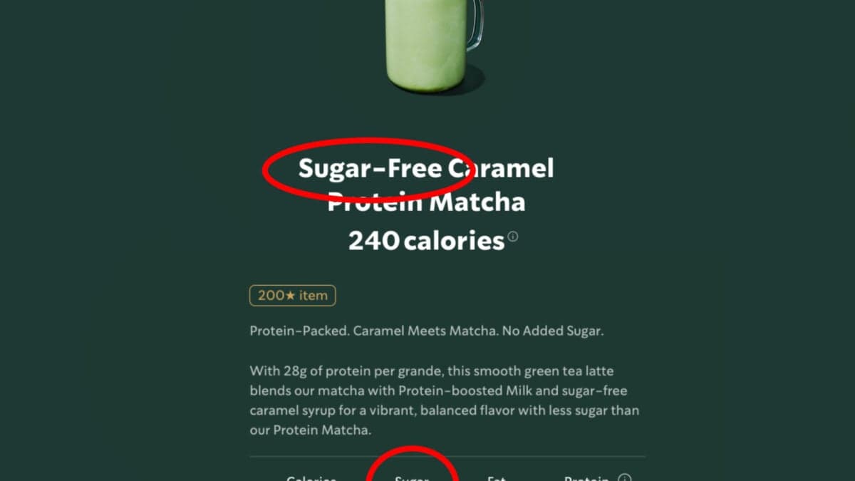 We Asked Starbucks Why Their ‘Sugar-Free’ Drinks Have Sugar and Now We’re Just More Confused