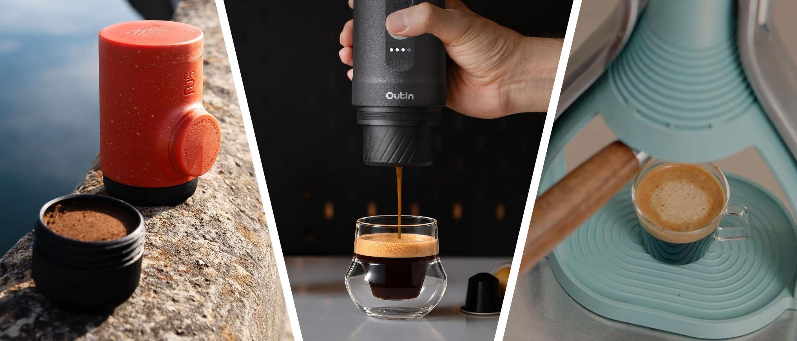 Portable coffee makers combine travel-friendly designs with high-quality brewing