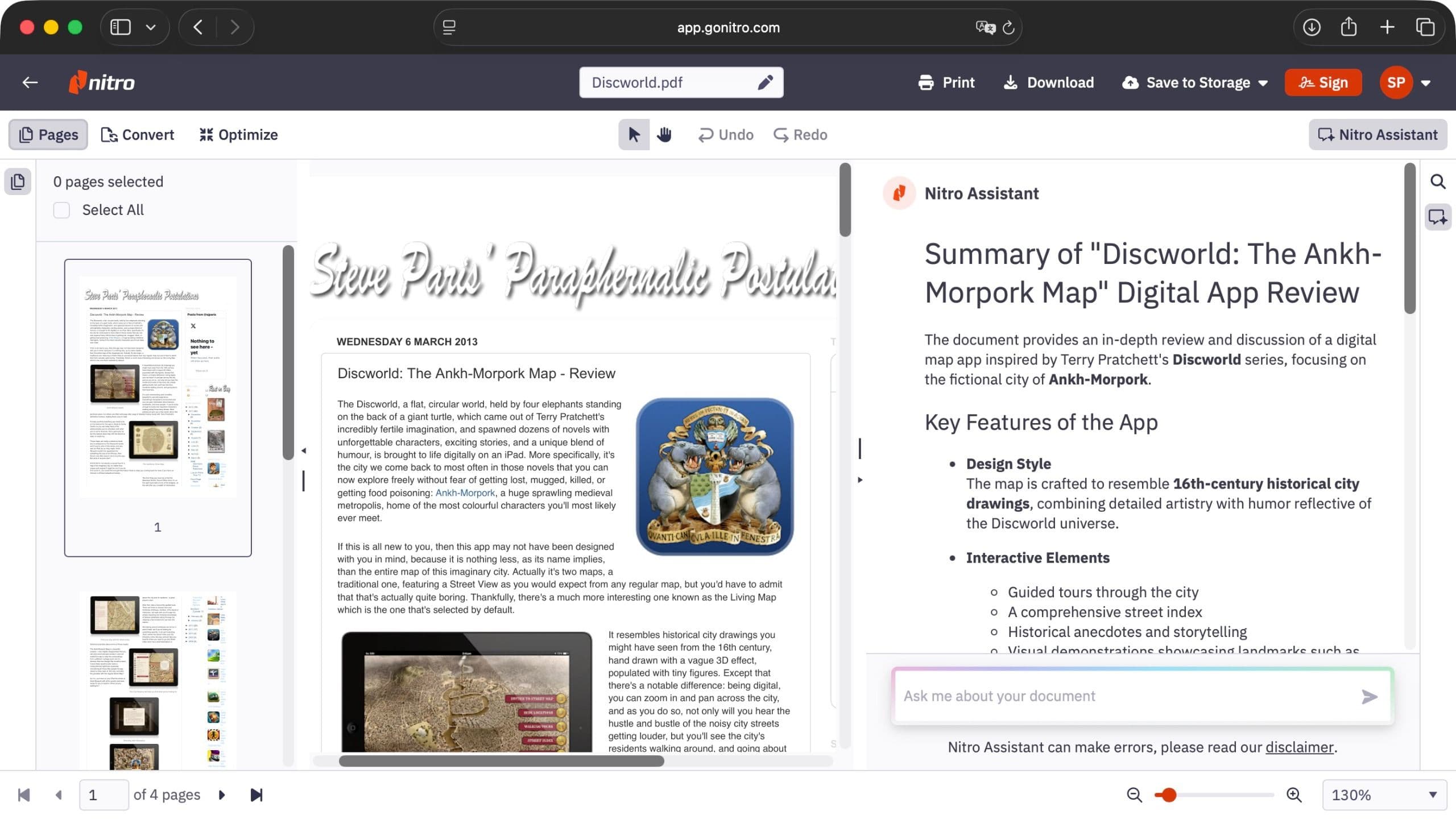 Nitro PDF adds AI tools for document management and e-signatures
