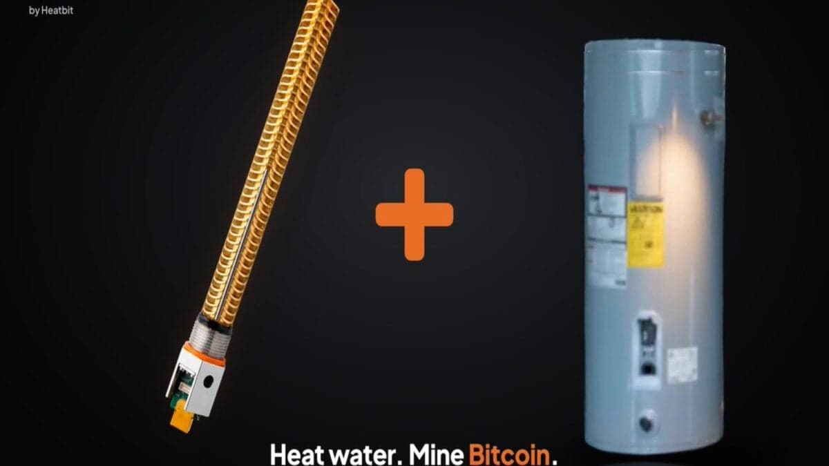 Heatbit Launches Bitwater, a Bitcoin-Mining Water Heater Element for Homes