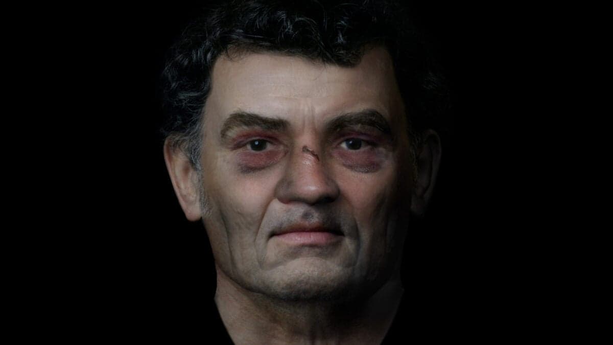 National Museums Scotland unveils facial reconstruction of man from Roman Scotland