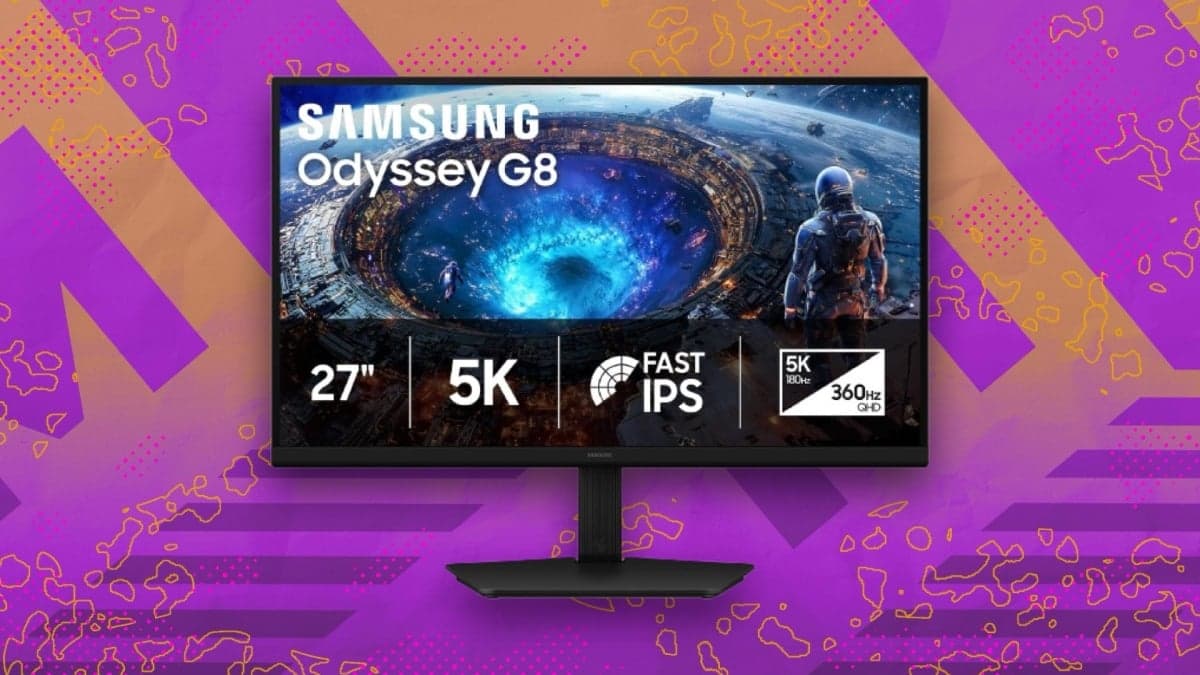 Best gaming monitor deal: Save $250 on the Samsung 27-inch Odyssey G8 gaming monitor