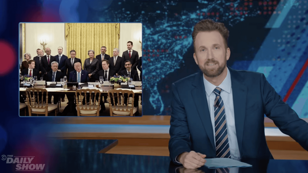 The Daily Show Mocks Trump’s AI Summit: Self-Regulation and "Super Intelligence"