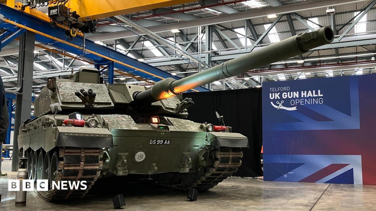 UK resumes tank gun barrel production after 20-year gap with Rheinmetall facility