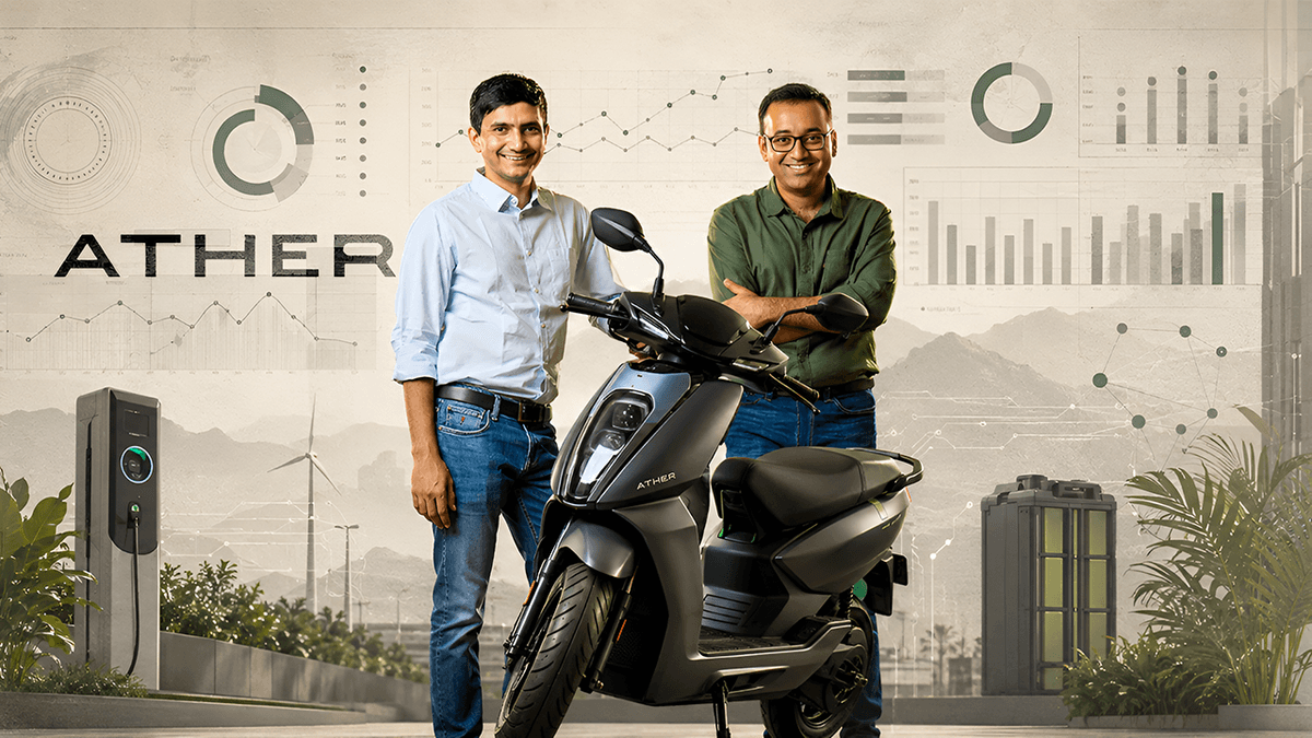 Ather Energy reports Rs 1,464 crore revenue, Rs 1.3 crore net profit in Q2 FY27