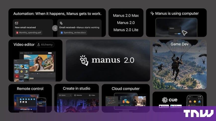 Manus 2.0 and Cue give AI agents their own email, phone and wallet