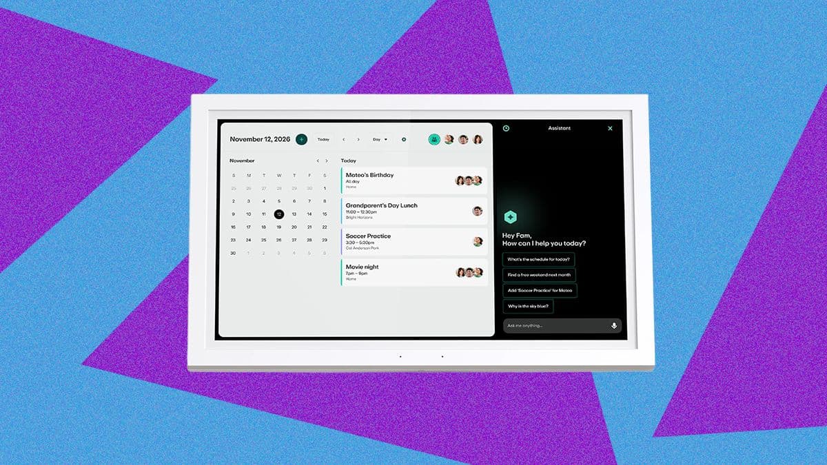 Greenlight launches Family Hub, a digital wall calendar with AI voice assistant