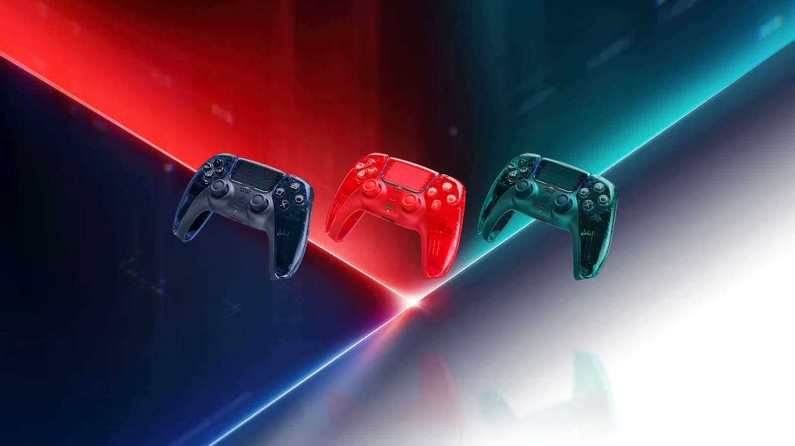 Sony unveils transparent DualSense controllers for PS5 in three colors