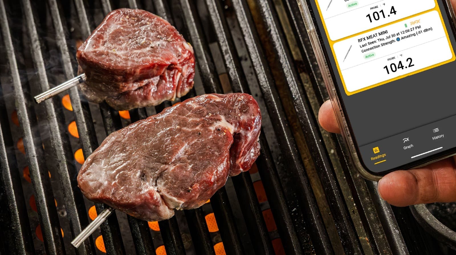 ThermoWorks launches RFX Meat Mini probe for smaller cuts of meat