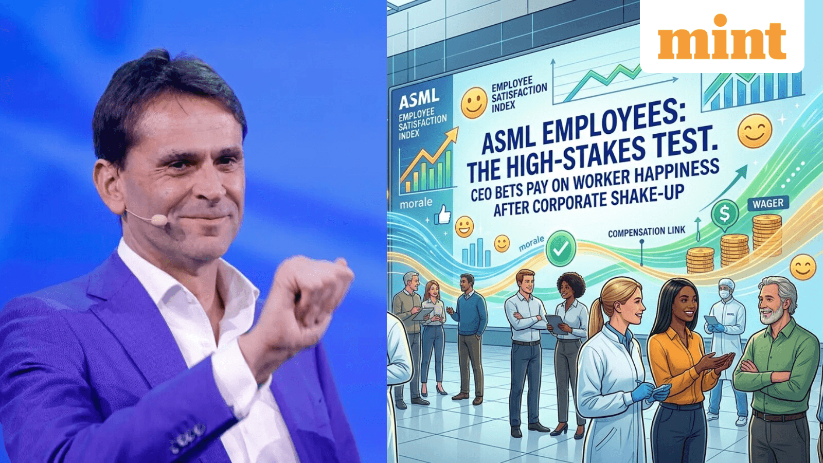 ASML CEO ties executive pay to employee happiness after morale drops