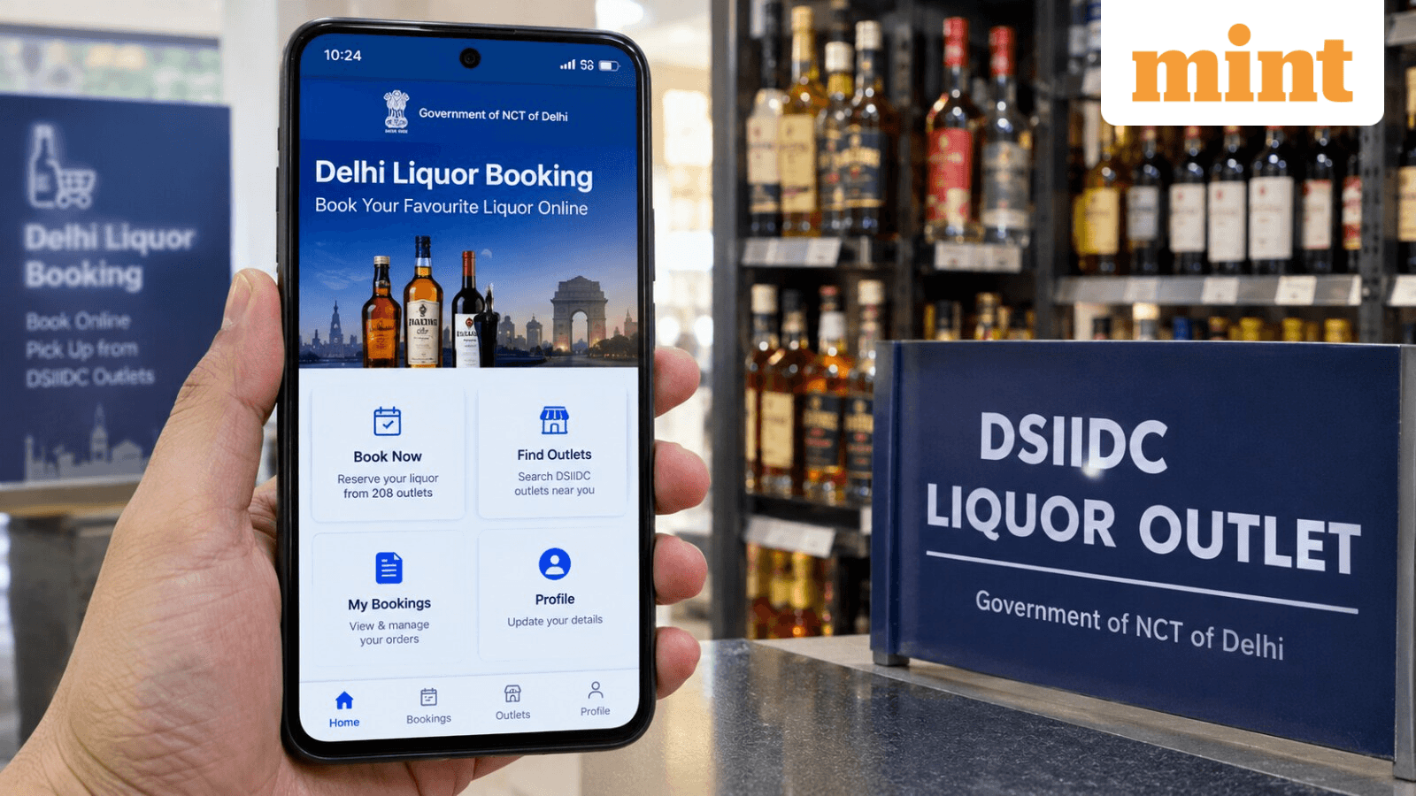Delhi Liquor Booking app launches for in-store pickup ahead of Diwali 2026